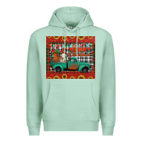 Seafoam merry christmas farm truck tumbler Premium Hoodie - Jasminsmagicworld