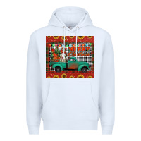 White merry christmas farm truck tumbler Premium Hoodie - Jasminsmagicworld