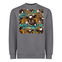 Storm western baby calf seamless pattern Heavyweight Sweatshirt - HRA Design Shop