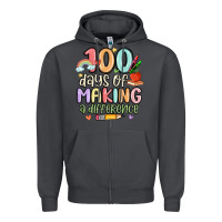 Smoke 100 days of making a difference Zipper Hoodie - MaliasSmallBusiness