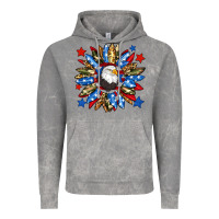 American Flag Sunflower Vintage Hoodie | Teevron