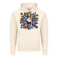 Vintage Artic American flag sunflower Vintage Hoodie - Neo Western
