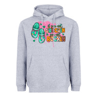 Heather Grey if you aint crockin you aint rockin Heavyweight Hoodie - MaliasSmallBusiness