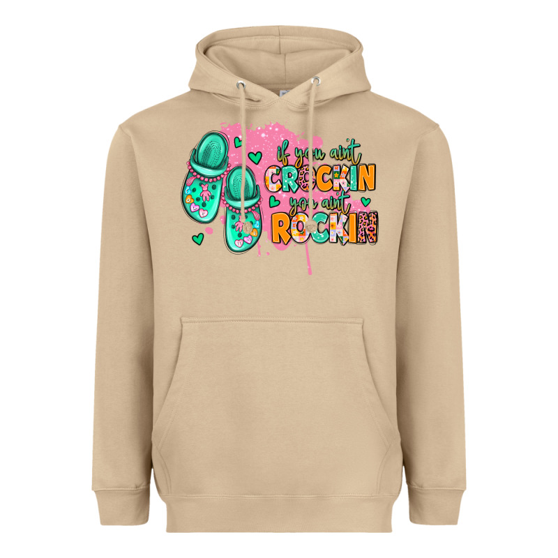 If You Aint Crockin You Aint Rockin Heavyweight Hoodie by MaliasSmallBusiness | Teevron