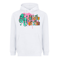 White if you aint crockin you aint rockin Heavyweight Hoodie - MaliasSmallBusiness