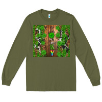 Army Green lucky Long Sleeve Tee - Artiststas