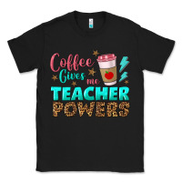 Black coffee gives me teacher powers Classic Tee - BundleAndBundleShop