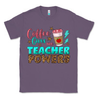 Lavender coffee gives me teacher powers Classic Tee - BundleAndBundleShop