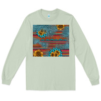 Matcha sunflower gemstone serape tumbler Long Sleeve Tee - AdoDesignShop
