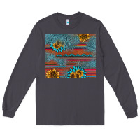 Smoke sunflower gemstone serape tumbler Long Sleeve Tee - AdoDesignShop