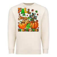 Sandshell fall for jesus he never leaves Premium Sweatshirt - MaliasSmallBusiness