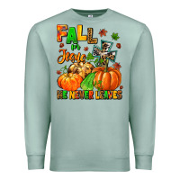 Seafoam fall for jesus he never leaves Premium Sweatshirt - MaliasSmallBusiness