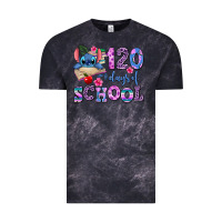 Cloud Black 120 days of school Vintage Tee - AdoDesignShop