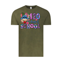 Vintage Olive 120 days of school Vintage Tee - AdoDesignShop