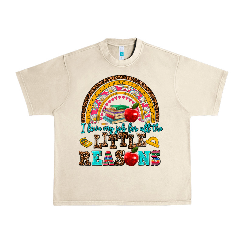 I Love My Job For All The Little Reasons Urban Heavy Tee by AdoDesignShop | Teevron