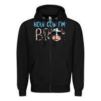 Black holy cow i'm bro Zipper Hoodie - MaliasSmallBusiness