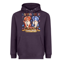 Plum happiness is homemade Heavyweight Hoodie - MaliasSmallBusiness