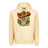 Pina Colada sombrero skull Premium Hoodie - BarkalooDesign