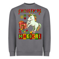 Storm christmas magical unicorn Heavyweight Sweatshirt - FaDigitalArtStudio