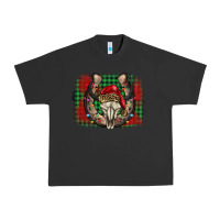 Pigment Black christmas horseshoe bull skull Urban Heavy Tee - BarkalooDesign