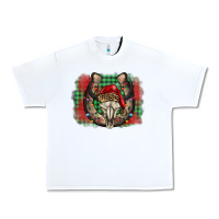 Christmas Horseshoe Bull Skull Urban Heavy Tee | Teevron
