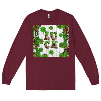 Burgundy luck Long Sleeve Tee - Artiststas
