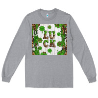 Heather Grey luck Long Sleeve Tee - Artiststas
