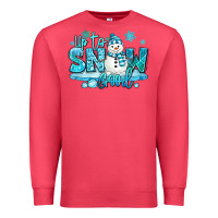 Cardinal up to snow good winter snowman Premium Sweatshirt - MaliasSmallBusiness