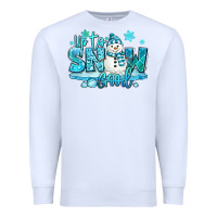White up to snow good winter snowman Premium Sweatshirt - MaliasSmallBusiness