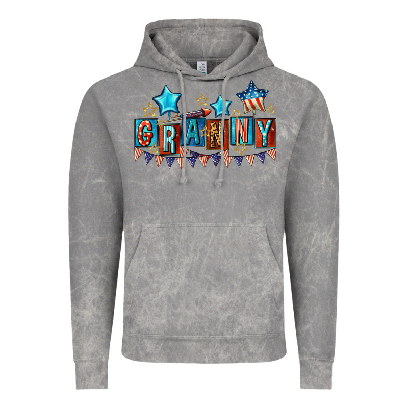 American Granny 4th Of July Vintage Hoodie by CowGirlArtShop | Teevron