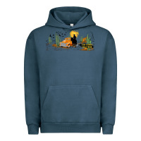 Pigment Midnight Navy western i got a heart like a truck Urban Hoodie - TumblerDesignByShophia