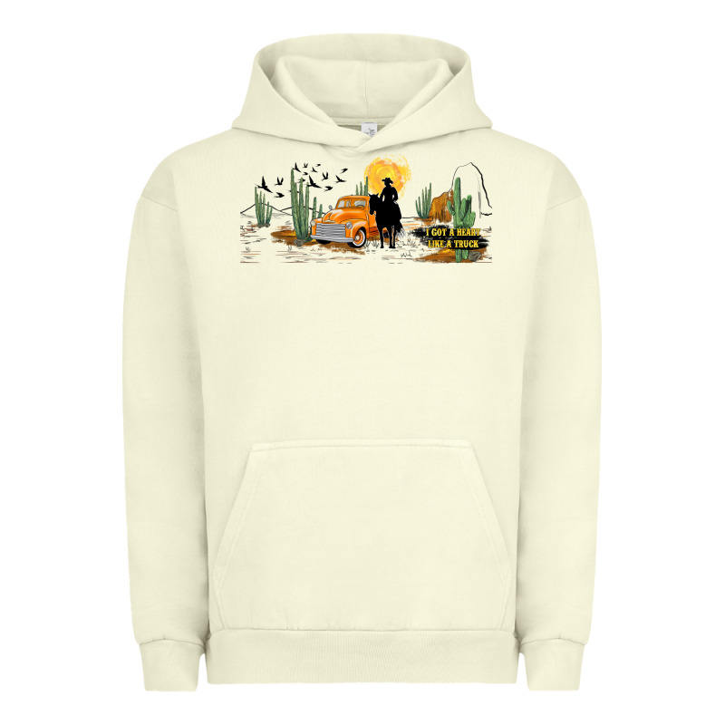 Western I Got A Heart Like A Truck Urban Hoodie by TumblerDesignByShophia | Teevron