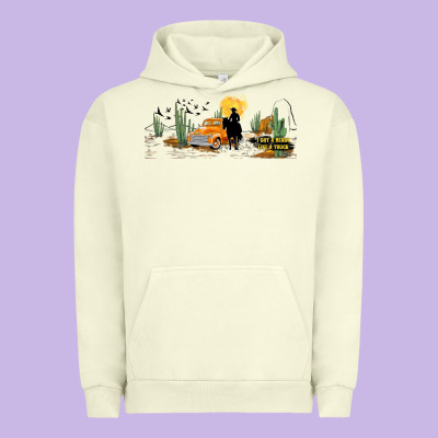 Western I Got A Heart Like A Truck Urban Hoodie Designed By Tumblerdesignbyshophia