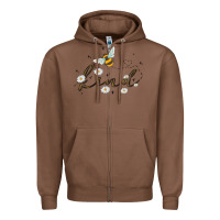 Chestnut bee kind Zipper Hoodie - MaliasSmallBusiness