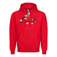 Red bee kind Zipper Hoodie - MaliasSmallBusiness