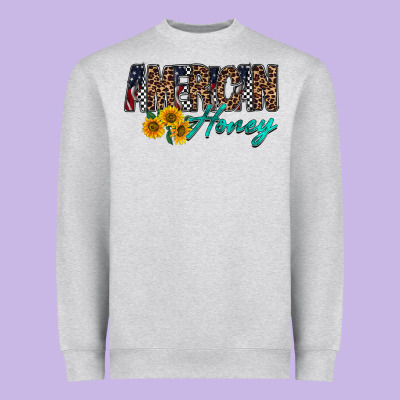 American Honey Heavyweight Sweatshirt Designed By Racoondesign