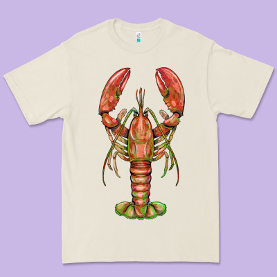 Lobster Premium Tee Designed By Barkaloodesign