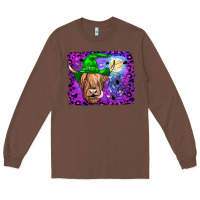 Chestnut highland cow halloween Long Sleeve Tee - JahusDesignShop