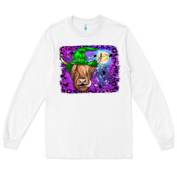 White highland cow halloween Long Sleeve Tee - JahusDesignShop