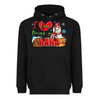 Black i love being a nana Heavyweight Hoodie - MaliasSmallBusiness