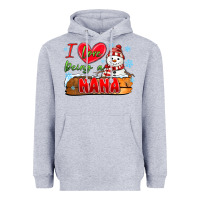 Heather Grey i love being a nana Heavyweight Hoodie - MaliasSmallBusiness