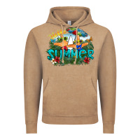 Vintage Coffee hello summer Vintage Hoodie - SublimationCraftShop