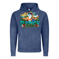 Vintage Denim hello summer Vintage Hoodie - SublimationCraftShop