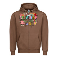 Chestnut behavior specialist Zipper Hoodie - MaliasSmallBusiness