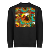 Desert Horse Seamless Patern Heavyweight Sweatshirt | Teevron
