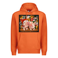 Carrot Christmas pigs tumbler Premium Hoodie - Jasminsmagicworld