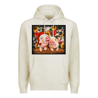 Christmas Pigs Tumbler Premium Hoodie | Teevron