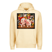 Pina Colada Christmas pigs tumbler Premium Hoodie - Jasminsmagicworld