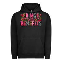 Pigment Black Fringe with benefits Valentine's Day Urban Hoodie - HowdyJamesFarm