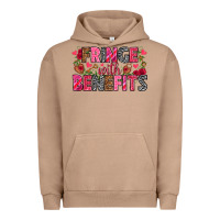Pigment Burro Fringe with benefits Valentine's Day Urban Hoodie - HowdyJamesFarm